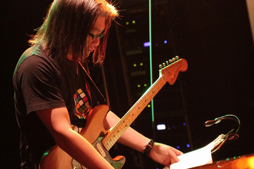 A scene of rehearsal