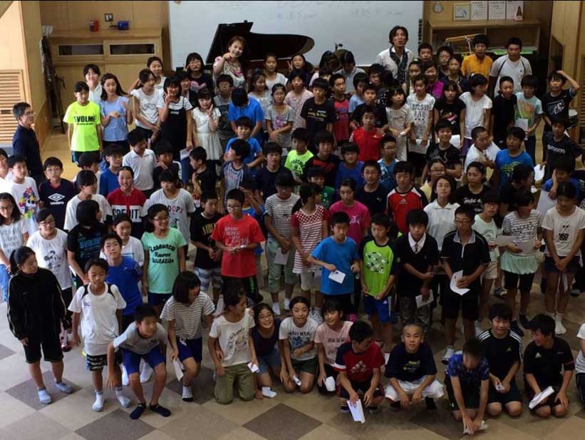 小学校でのワークショップ